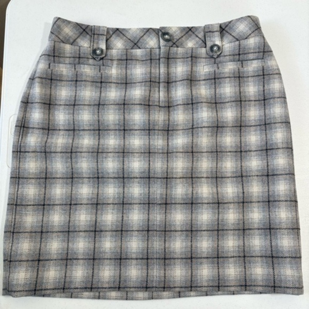 Eddie Bauer Womens wool blend pencil Skirt size 6